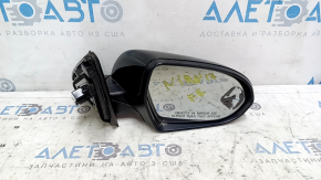 Зеркало боковое правое в сборе Kia Niro 17-22 3 пина, черное, царапины, клей на стекле