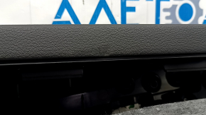 Panou decorativ ușă, spate dreapta, Audi Q8 19-25, piele neagră, fără perdea, cotieră din piele neagră, cu capac difuzor, cu inserție din lemn, cu iluminare din spate, cu mâner, lovituri