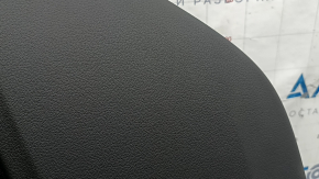 Panou decorativ ușă, spate dreapta, Audi Q8 19-25, piele neagră, fără perdea, cotieră din piele neagră, cu capac difuzor, cu inserție din lemn, cu iluminare din spate, cu mâner, lovituri
