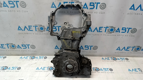 Передняя крышка двигателя Nissan Rogue 14-16 2.5 с масляным насосом, отсутствует фрагмент
