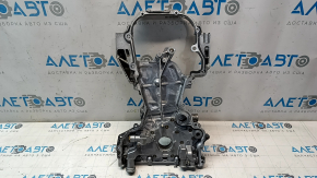 Передняя крышка двигателя Nissan Rogue 14-16 2.5 с масляным насосом, отсутствует фрагмент