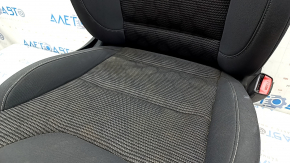 Пассажирское сидение Kia Niro 17-22 HEV, PHEV без AIRBAG, ткань, комбинированный черный, без подголовника механическое, царапины, под химчистку