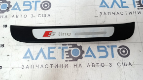 Ornamente prag exterior Audi A6 C7 12-18 S-line, spate dreapta, zgârieturi