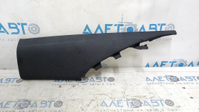 Ornament montan dreapta spate pentru Audi A6 C7 12-18, negru, zgârieturi