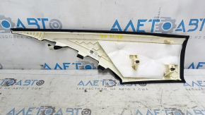 Накладка задней стойки правая Audi A6 C7 12-18 черная, царапины