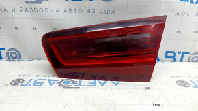Фонарь внутренний крышка багажника правый Audi A6 C7 16-18 рест, царапины