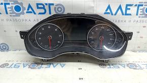 Щиток приборов Audi A6 C7 16-18 без ночного видения и проекции, 95к, царапины