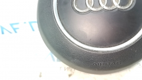 Подушка безопасности airbag в руль водительская Audi A6 C7 12-18 черная, царапины