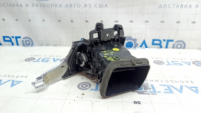 Дефлектор воздуховода передней панели водительский Audi A6 C7 16-18 черный, с хром накладкой, царапины