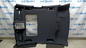 Обшивка потолка Audi A6 C7 12-18 под люк, черная, заломы, царапины, под химчистку