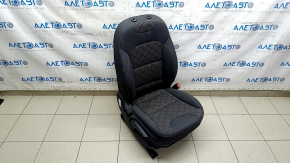 Scaun pasager Kia Niro 17-22 HEV, PHEV fără airbag, material textil, gri combinat, mecanic, zgârieturi, curățabil chimic