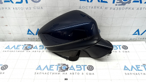 Зеркало боковое правое в сборе Mazda CX-5 17-25 7 пинов, BSM, подогрев, поворотник, синее, царапины