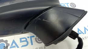 Зеркало боковое правое в сборе Mazda CX-5 17-25 7 пинов, BSM, подогрев, поворотник, синее, царапины