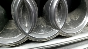 Grilă radiator Audi A6 C7 16-18, finisaj mat + negru lucios, cu embleme nisip