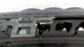 Grilă radiator Audi A6 C7 16-18, finisaj mat + negru lucios, cu embleme nisip