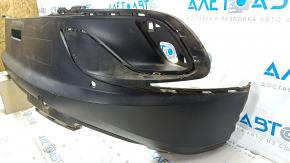 Бампер задний голый Volkswagen ID.4 21-22 черная структура, под парктроники, царапины, отверстия от саморезов, сломано крепление парктроника