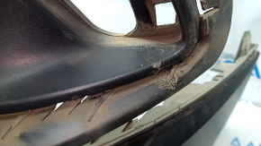 Бампер задний голый Volkswagen ID.4 21-22 черная структура, под парктроники, царапины, отверстия от саморезов, сломано крепление парктроника