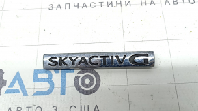 Эмблема надпись SKYACTIV G двери багажника Mazda CX-5 22-25 сломано крепление