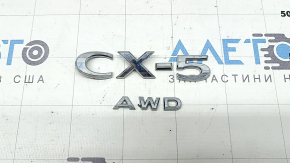 Эмблема надпись СХ5 AWD двери багажника Mazda CX-5 22-25