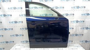 Дверь в сборе передняя правая Mazda CX-5 17-24 keyless, триплекс, синий 42M, тычки, царапины на краске и накладке