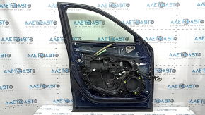 Ansamblu ușă stânga față fără cheie pentru Mazda CX-5 17-24, Triplex, Albastru 42M