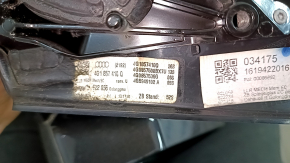 Ansamblu oglindă retrovizoare dreapta pentru Audi A6 C7 12-18, 11 pini, pentru piese auto, cu element oglindă, grafit, cu semnalizator, cu reglare intensitate lumină, ciobiri, zgârieturi, nisip