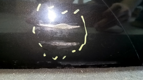 Дверь в сборе передняя левая Audi A6 C7 12-18 keyless, графит LX7U, тычки, царапины
