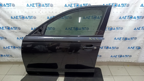 Дверь в сборе передняя левая Audi A6 C7 12-18 keyless, графит LX7U, тычки, царапины
