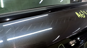 Дверь в сборе задняя левая Audi A6 C7 12-18 keyless, графит LX7U, тычки, царапины