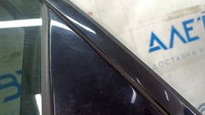 Дверь в сборе задняя левая Audi A6 C7 12-18 keyless, графит LX7U, тычки, царапины