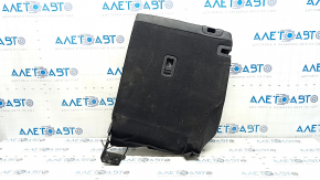 Спинка заднего ряда 2 ряд правая Mazda CX-5 19-22 кожа черная, с перфорацией, с коричневой строчкой, без подголовника, примята, под чистку
