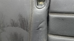 Подушка заднего ряда сидений 2 ряд Mazda CX-5 19-22 кожа черная с перфорацией, примята, царапины, под чистку