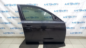 Дверь в сборе передняя правая Audi A6 C7 12-18 keyless, графит LX7U, тычки, царапины