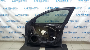 Дверь в сборе передняя правая Audi A6 C7 12-18 keyless, графит LX7U, тычки, царапины