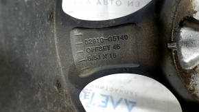 Диск колесный R16 x 6.5J ET45 Kia Niro 17-22 HEV легкая бордюрка