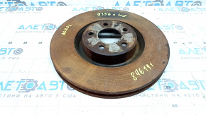 Диск тормозной передний левый Audi A6 C7 12-18 356/34mm, ржавый