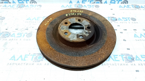 Диск тормозной передний правый Audi A6 C7 12-18 356/34mm, ржавый
