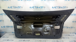 Крышка багажника Audi A6 C7 12-18 алюминий, графит LX7U, царапины, потерт, вмятины