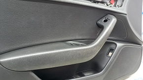 Panou ușă stânga față pentru Audi A6 C7 12-18, piele neagră, inserție și cotieră, piele neagră, cu mâner, BOSE, cu iluminare din spate, zgârieturi, lovituri, necesită curățare