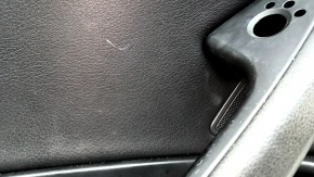Panou ușă stânga față pentru Audi A6 C7 12-18, piele neagră, inserție și cotieră, piele neagră, cu mâner, BOSE, cu iluminare din spate, zgârieturi, lovituri, necesită curățare