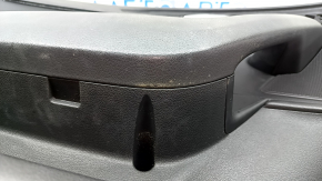 Panou ușă stânga față pentru Audi A6 C7 12-18, piele neagră, inserție și cotieră, piele neagră, cu mâner, BOSE, cu iluminare din spate, zgârieturi, lovituri, necesită curățare