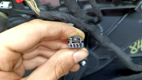 Panou ușă stânga față pentru Audi A6 C7 12-18, piele neagră, inserție și cotieră, piele neagră, cu mâner, BOSE, cu iluminare din spate, zgârieturi, lovituri, necesită curățare