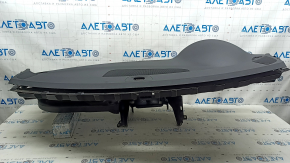 Торпедо передняя панель с AIRBAG Audi A6 C7 16-18 рест, черная, с накладками, царапины, ржавый пиропатрон, примята