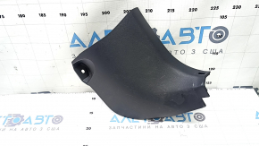Накладка передней стойки нижняя правая Toyota Prius V 15-17 черная, царапины