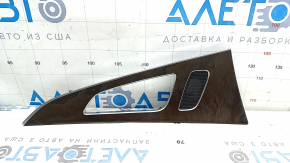 Panou decorativ ușă (cartele) spate stânga Audi A6 C7 16-18 aspect lemn (frasin maro)