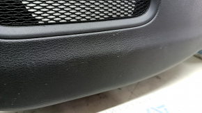 Обшивка двери карточка задняя правая Jeep Compass 22-26 черная, вставка черная кожа, царапины, тычки