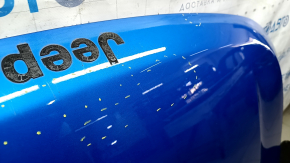 Капот голый Jeep Compass 17-26 алюминий, синий PBJ, тычки, царапины