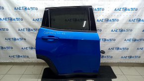 Дверь в сборе задняя правая Jeep Compass 17-26 синий PBJ, царапины