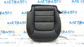 Обшивка подушки пассажирского сидения Mazda CX-5 17-23 кожа черная, подогрев, перфорация, вмятина, царапина