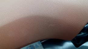 Торпедо передняя панель с AIRBAG Volkswagen ID.4 21-22 черно-коричневая, потертости, трещины